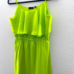 Lime Green lightweight sundress